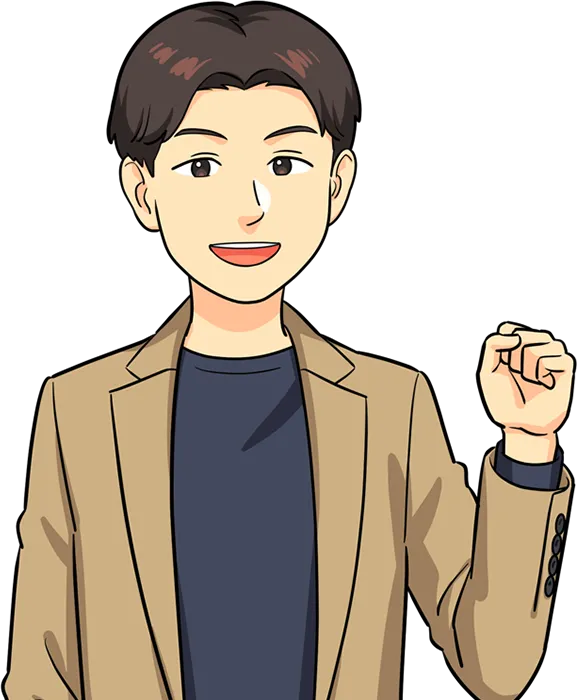 メッセージイラスト(男性)